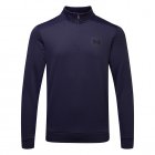 Under Armour Fleece 1/4 Zip Golf Sweater Midnight Navy/Black 1373358-410