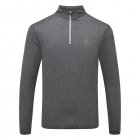 Calvin Klein Harlem Tech 1/4 Zip Golf Sweater Grey Marl