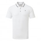 Calvin Klein Whisper Tipped Golf Polo Shirt White CKMD1796