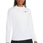 Nike Ladies Dry UV Advantage 1/2 Zip Golf Sweater White/Black DX1491-100