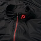 FootJoy HyrdoKnit Waterproof Golf Jacket Black/Grey/Beta Red 87980