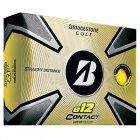 Bridgestone e12 Contact Matte Golf Balls Yellow