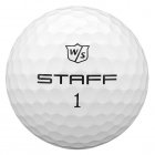 Wilson Staff Model Personalised Text Golf Balls White