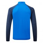 adidas Colour Block 1/4 Zip Golf Sweater Blue Rush/Crew Navy HE5452