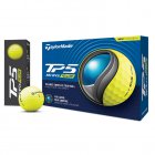 TaylorMade TP5 Personalised Text Golf Balls Yellow