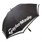 TaylorMade Single Canopy Golf Umbrella Black/White/Grey B16008