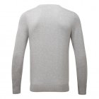 Glenmuir Eden V-Neck Cotton Golf Sweater Light Grey MKC6884VN-864