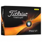 Titleist Pro V1 Golf Balls Yellow
