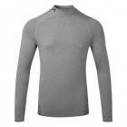 Under Armour ColdGear Armour Mock Fitted Golf Base Layer Charcoal Light Heather/Black 1366066-020