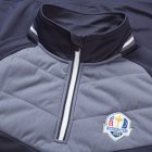 Glenmuir Forth Ryder Cup 1/4 Zip Golf Sweater Navy Marl/White MF7614ZN-FOR-RC
