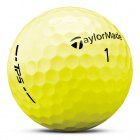 TaylorMade TP5 Personalised Text Golf Balls Yellow