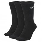 Nike Everyday Lightweight Crew Golf Socks (3 Pack) Black SX7676-010