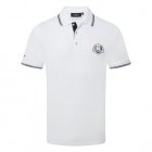 Glenmuir Ethan Ryder Cup Golf Polo Shirt White/Navy MSP7422-ETH-RC