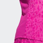 adidas Ladies Ultimate365 Printed 1/4 Zip Golf Sweater Lucid Fuchsia HY4095