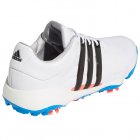 adidas Tour 360 Golf Shoes White/Black/Blue Rush GV7244