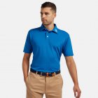 FootJoy Stretch Pique Solid Golf Polo Shirt Cobalt 91817