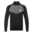 Glenmuir Forth Ryder Cup 1/4 Zip Golf Sweater Black Marl/Light Grey MF7614ZN-FOR-RC