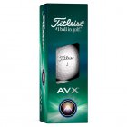 Titleist AVX Personalised Logo Golf Balls White