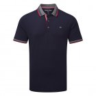 Calvin Klein Spark Pique Golf Polo Shirt Navy CKMD1552