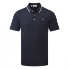 Calvin Klein Whisper Tipped Golf Polo Shirt Navy CKMD1796