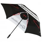 TaylorMade TP Tour Double Canopy Golf Umbrella Black/White/Grey B16007