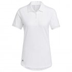 adidas Ladies Ultimate365 Solid Short Sleeve Golf Polo Shirt White GL6707