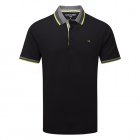 Calvin Klein Spark Pique Golf Polo Shirt Black CKMD1552