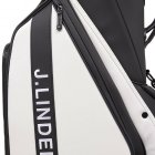 J.Lindeberg ST Golf Tour Staff Bag Black/White GMAC05663-9999