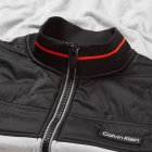 Calvin Klein Nash Mills Hybrid Golf Wind Jacket Silver Marl CKMA23816