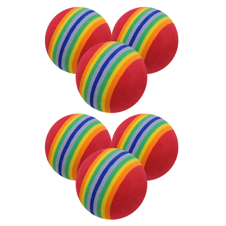 Longridge Foam Practice Balls Rainbow (6 Pack) – Best UK Price & Deals on BritGolf