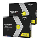 Callaway 2023 Chrome Soft X Triple Track Golf Balls Yellow Multi Buy