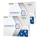 Callaway Supersoft Winter Edition Golf Balls White Multi Buy