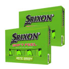 Srixon Soft Feel Brite Golf Balls Matte Green Multi Buy