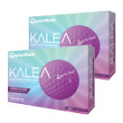 TaylorMade Ladies Kalea Matte Golf Balls Purple Multi Buy