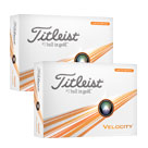 Titleist Velocity Matte Golf Balls Orange Multi Buy
