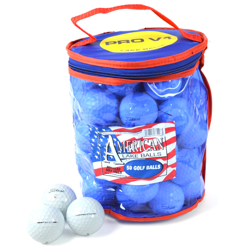 Titleist Pro V1 Grade B Lake Golf Balls Bag (50 Balls)