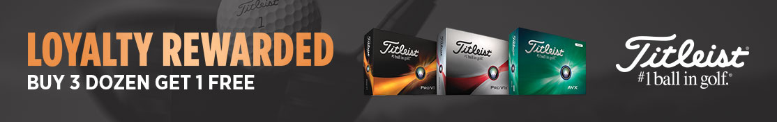 Titleist Loyalty Rewarded 4 For 3 Ball Offer