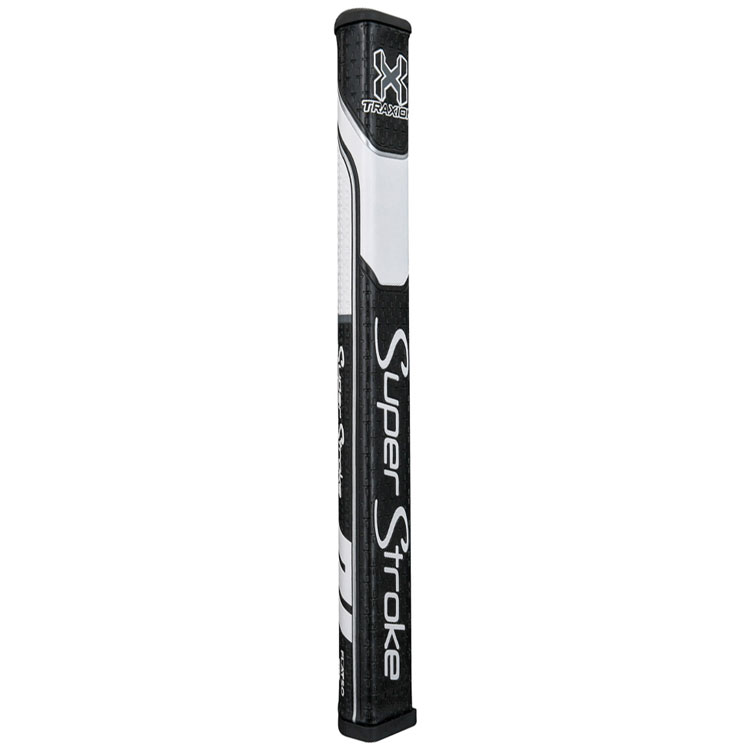 SuperStroke Traxion Flatso 1.0 Golf Putter Grip Black/White