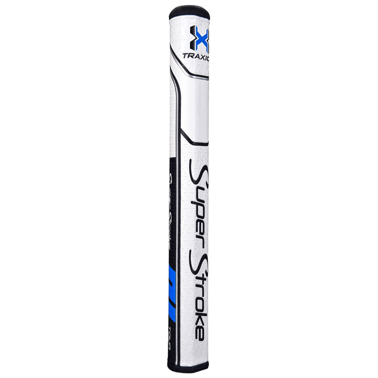 SuperStroke Traxion Tour 2.0 Golf Putter Grip White/Black/Blue