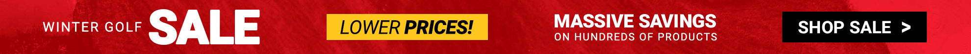 Winter Golf Sale - Lower Prices!