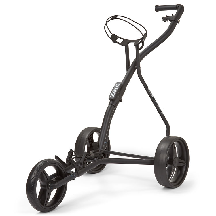 Wishbone Zero 3 Wheel Golf Trolley Black